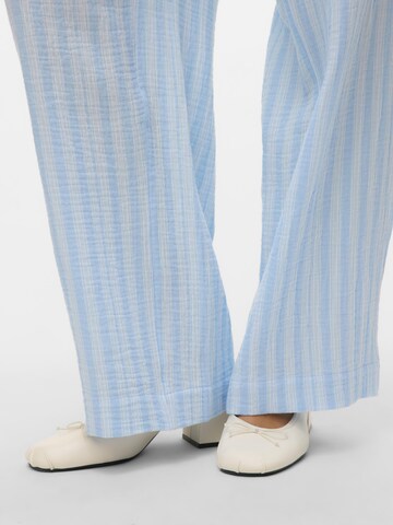 VERO MODA Wide leg Trousers 'VMNanna' in Blue