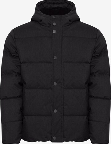 !Solid Between-Season Jacket in Black: front