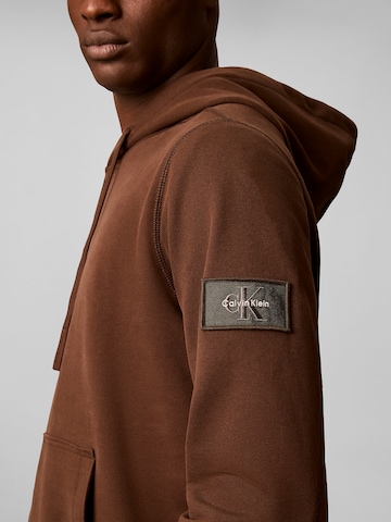 Calvin Klein Jeans Sweatshirt in Brown