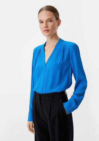 COMMA Blouse in Blue: front