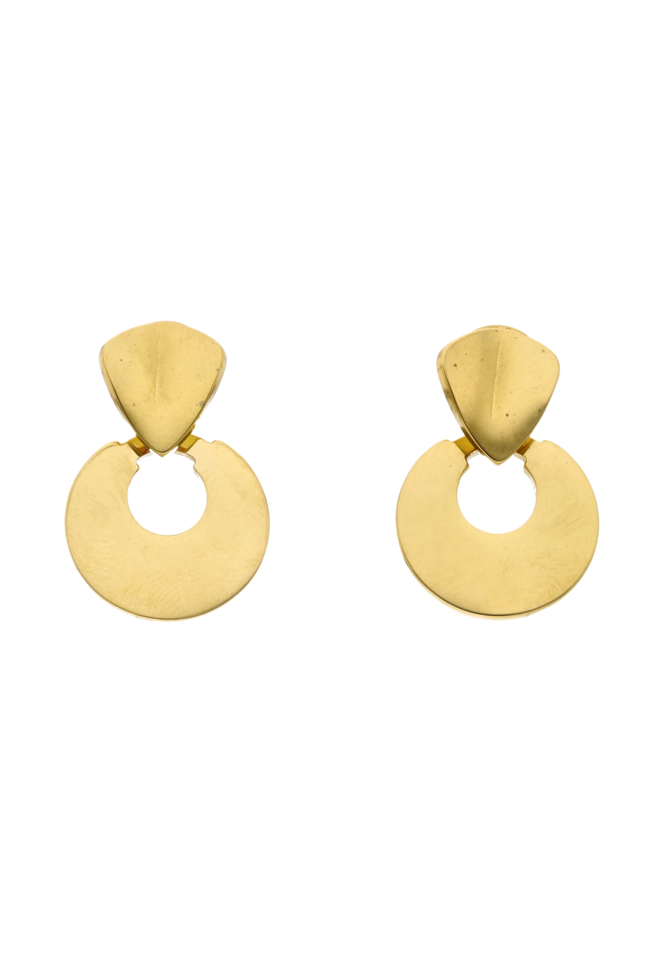 usha WHITE LABEL Ohrringe in Gold: Vorderseite