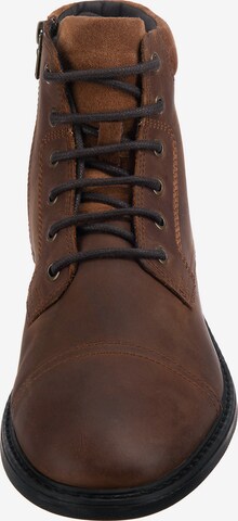 GEOX Lace-Up Boots 'Viggiano' in Brown