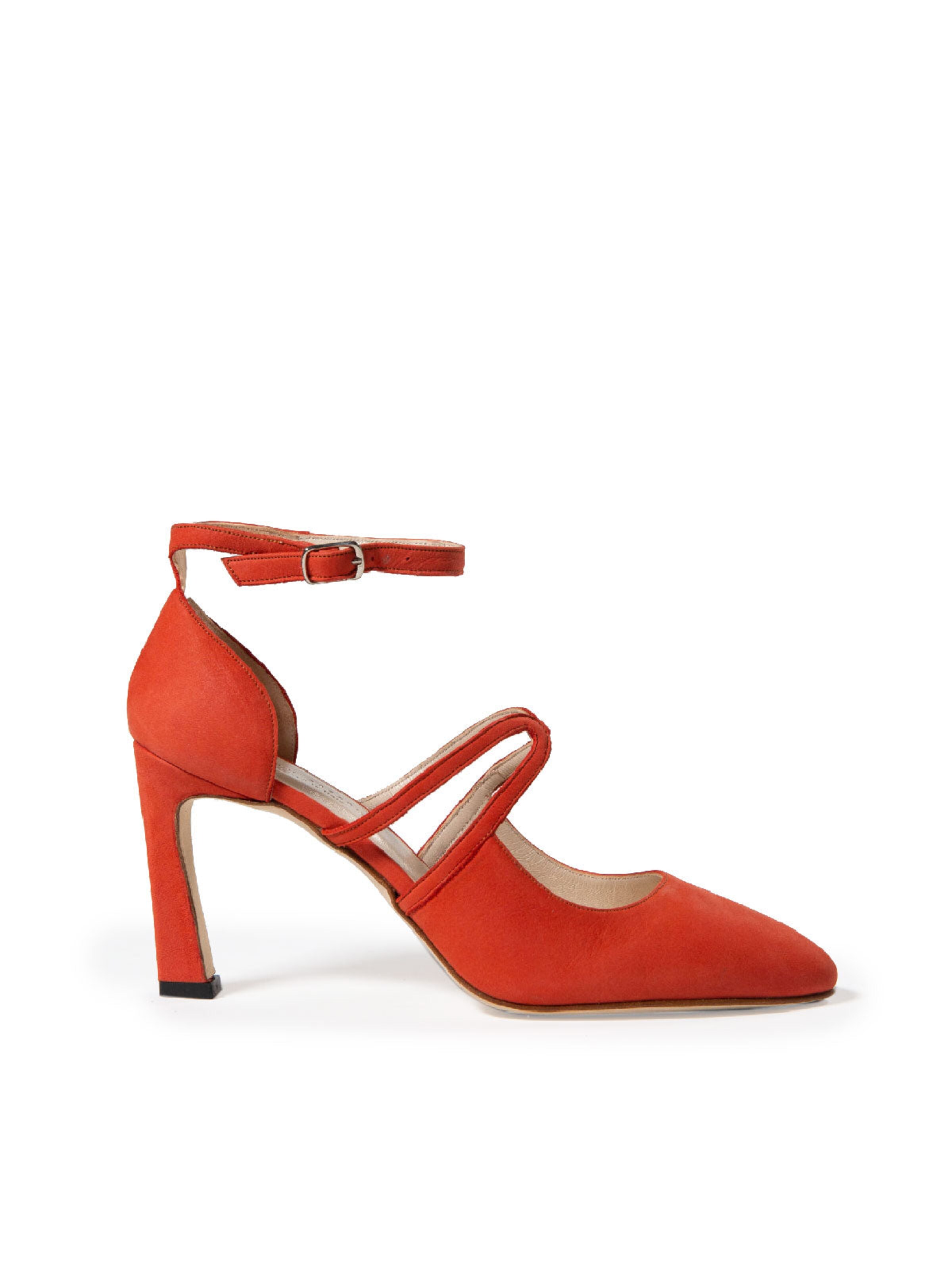Jerelyn Creado - Zapatos con plataforma 'Jasmine' en rojo