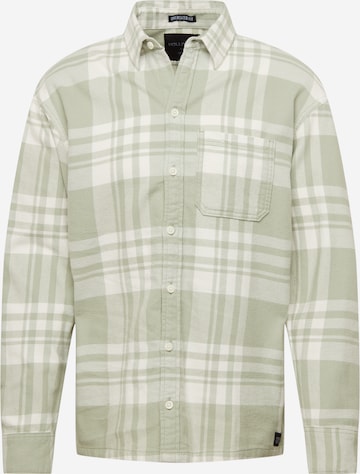 Coupe regular Chemise HOLLISTER en vert : devant