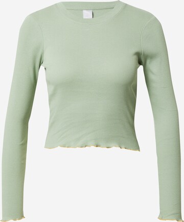 Iriedaily Μπλουζάκι 'Konti' σε πράσινο: μπροστά