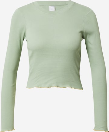 Iriedaily Тениска 'Konti' в зелено: отпред