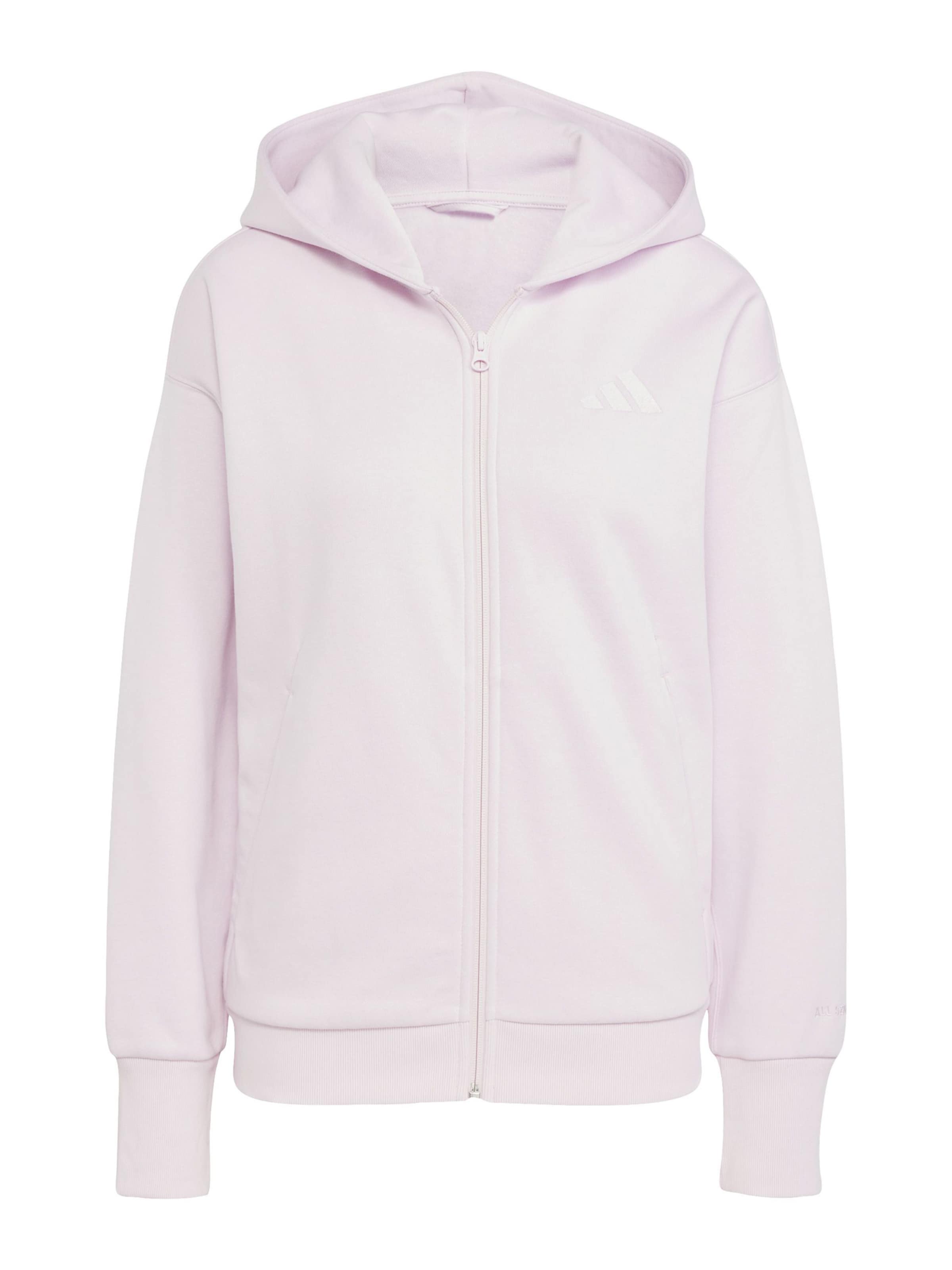 Bluză cu fermoar sport 'All Szn' de la ADIDAS SPORTSWEAR pe roz: față