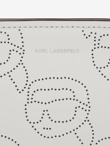 Karl Lagerfeld - Bolso de hombro 'Ikonik' en blanco