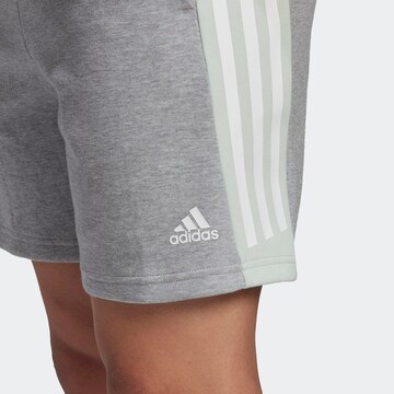 ADIDAS SPORTSWEAR Regular Workout Pants 'Future Icons' in Grey