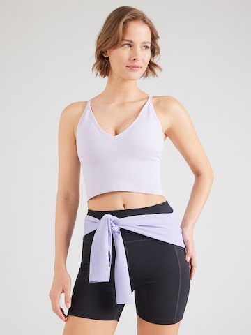 Bustier Soutien-gorge de sport Aim'n en violet : devant