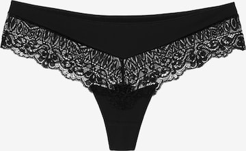 Wolbar Slip 'Sirtaka' in Schwarz: Vorderseite
