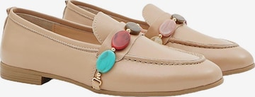 Desa Mokassin 'Slipper' in Beige: Vorderseite