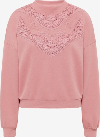 Pullover di IZIA in rosa: frontale