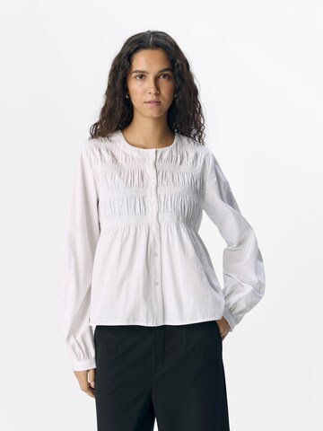 OBJECT Bluse 'OPJPene' i hvid: forside