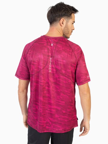 Spyder Functioneel shirt in Rood