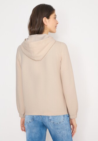 CECIL Zip-Up Hoodie in Beige