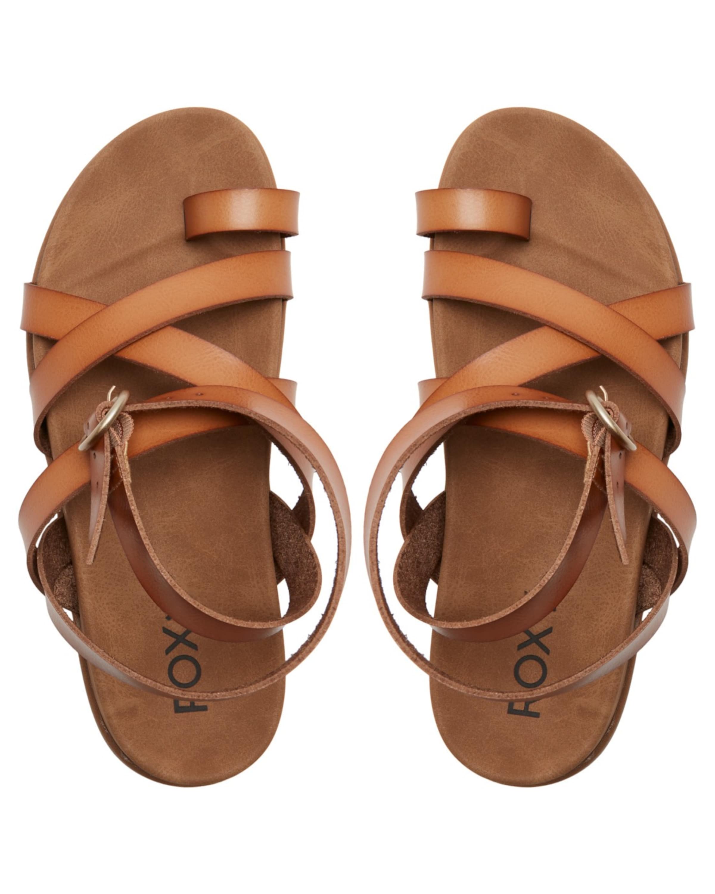 ROXY Strap Sandals 'Ahri' in Brown