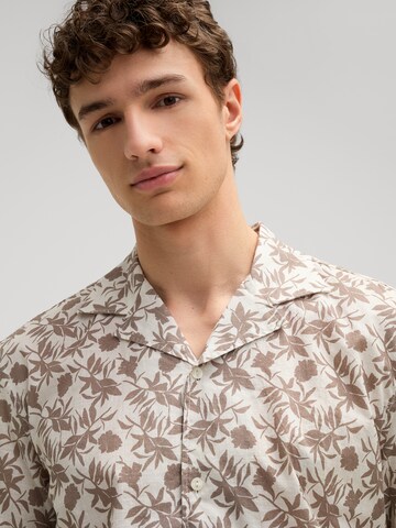 JOOP! Jeans Regular fit Button Up Shirt 'Hanes' in Beige