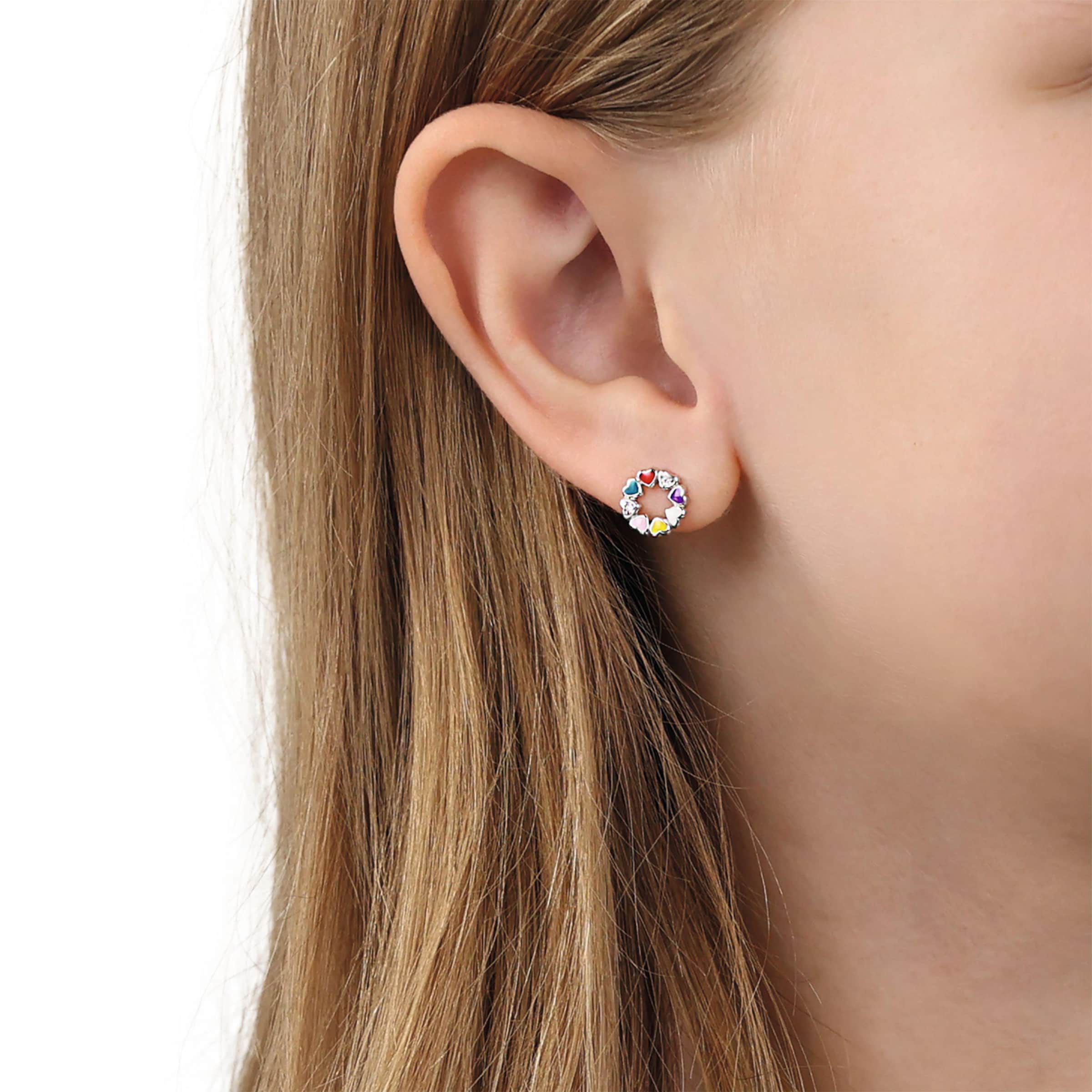 TOM TAILOR Earrings in Silver: front