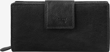 Cluty Wallet 'Cluty Geldbörse' in Black: front