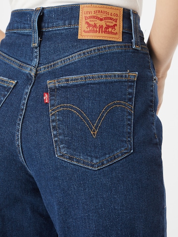 LEVI'S ® - Tapered Calças de ganga 'High Waisted Mom Jean' em azul