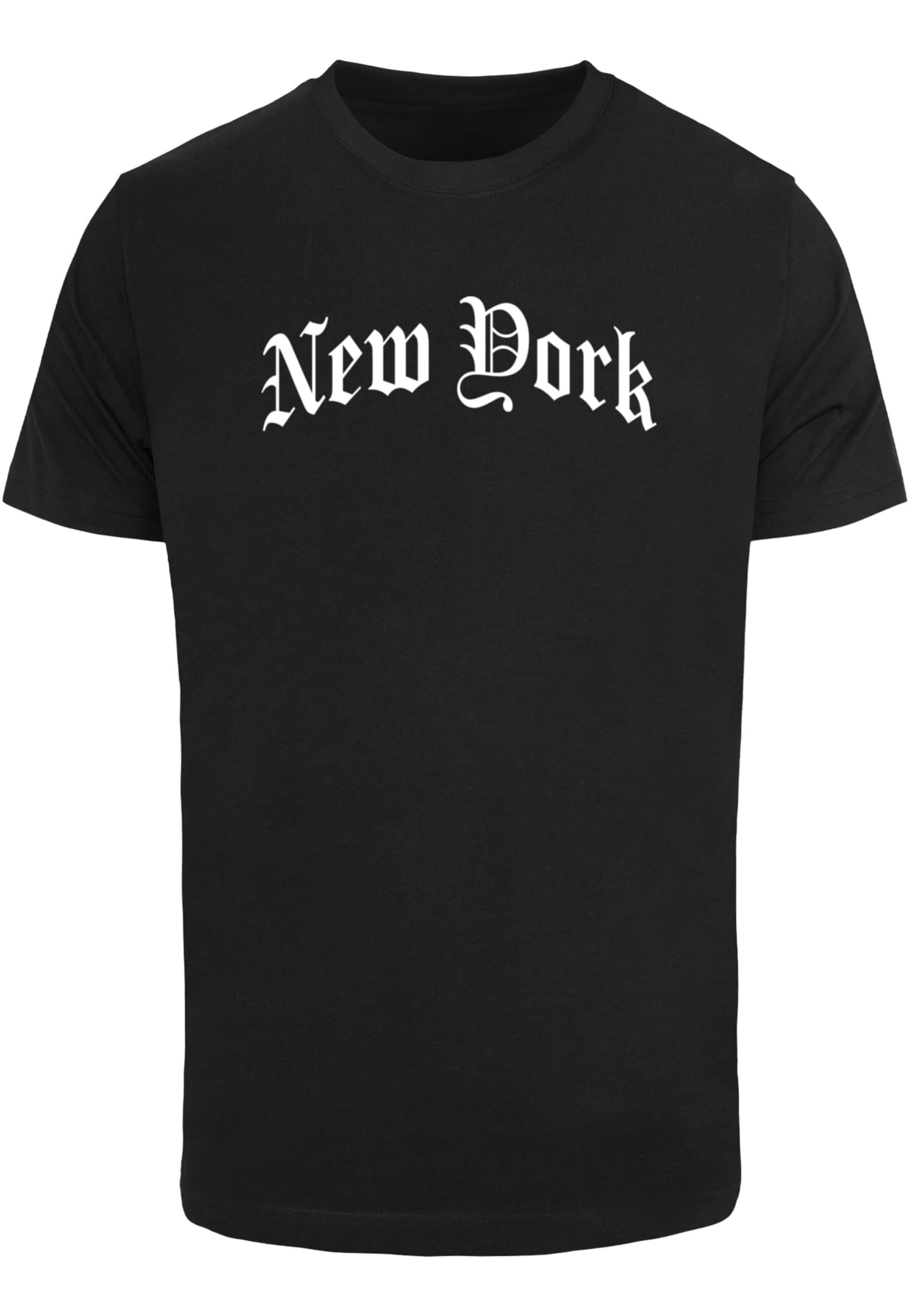 Mister Tee Póló 'New York' - fekete: elől