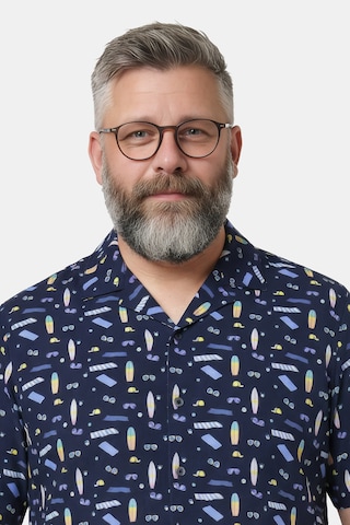 Men Plus Regular fit Overhemd in Blauw