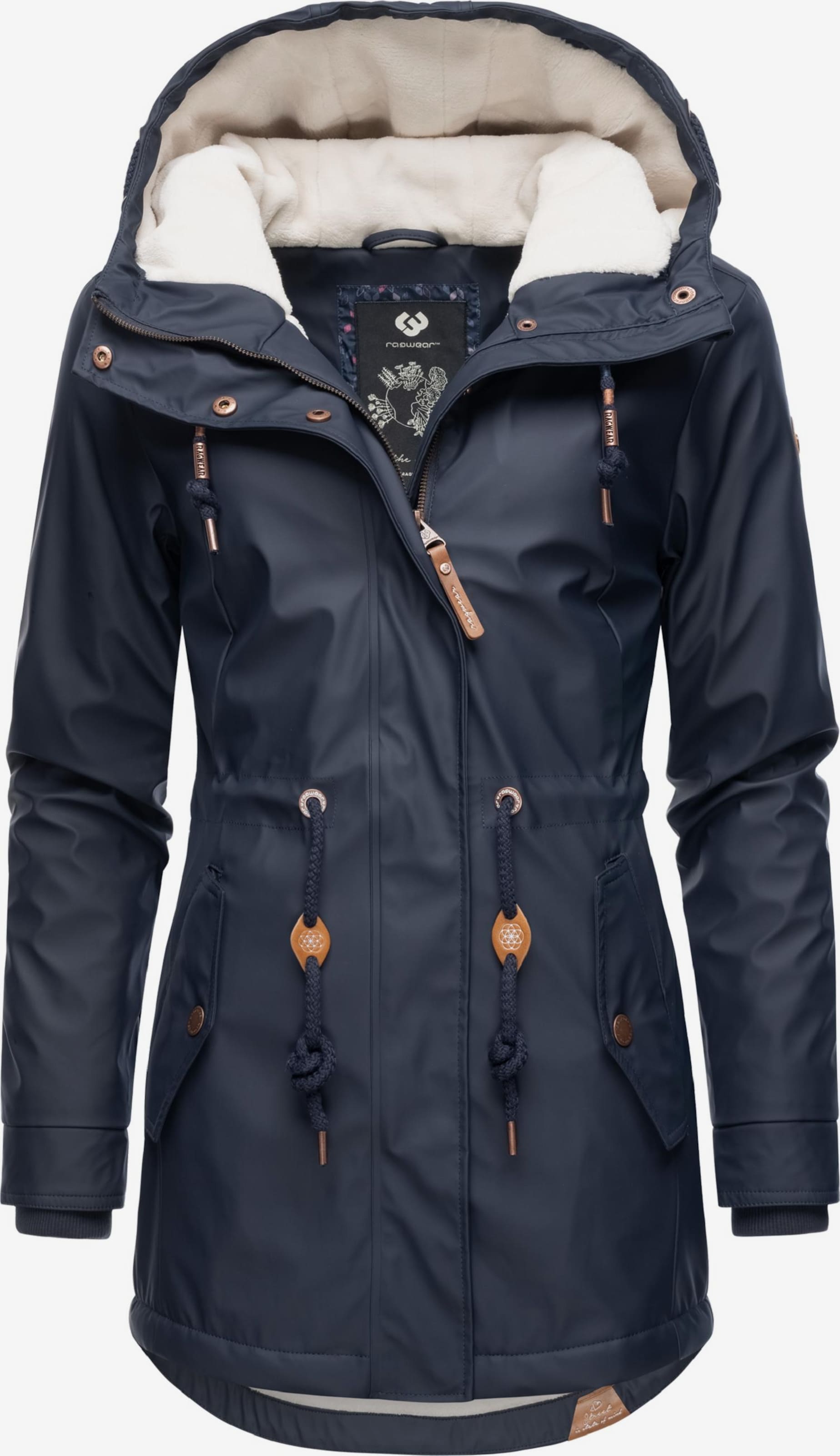 Ragwear Weatherproof jacket YOU | Rainy\' ABOUT in \'Monadis Navy