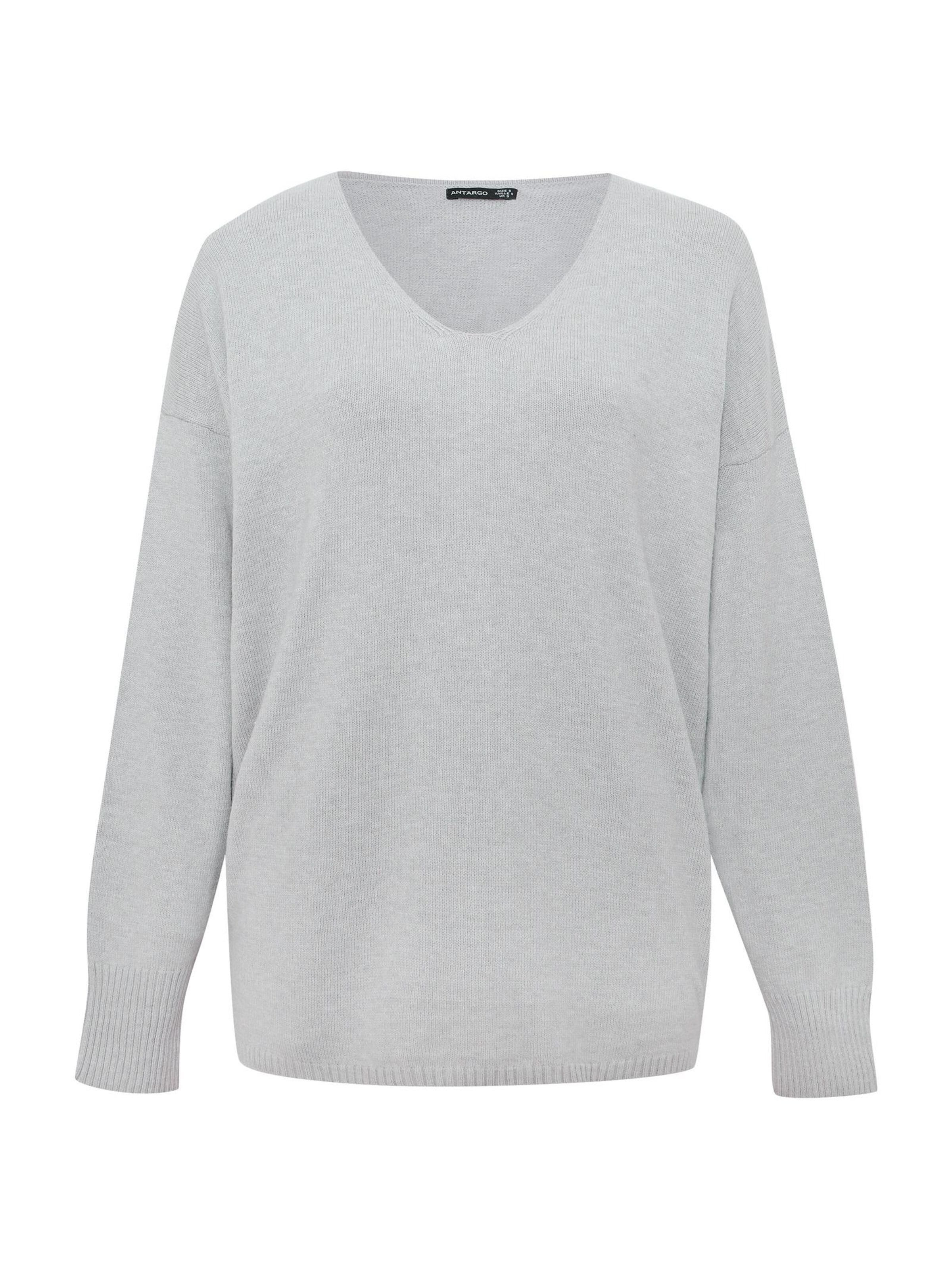 Antargo Sweater 'Bea' in Grey: front