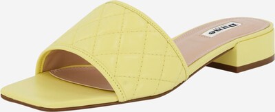 Dune LONDON Mule 'LINEAR' en vert clair, Vue avec produit