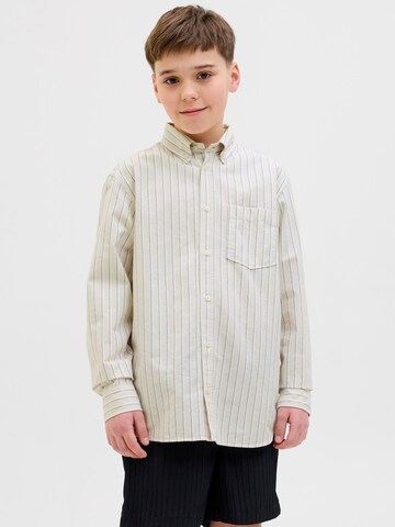 Jack & Jones Junior Comfort Fit Skjorte i hvid: forside