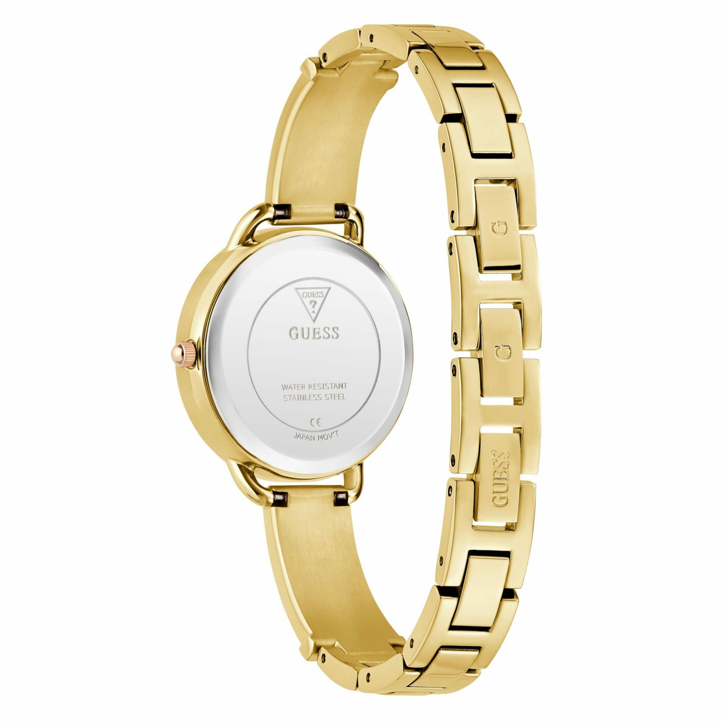GUESS Uhr 'Tri Bellini' in Gold