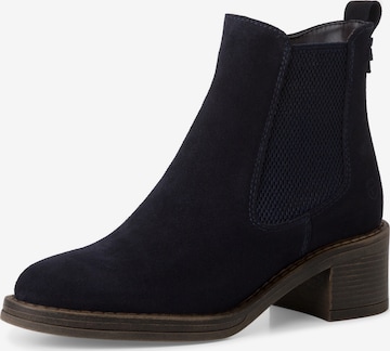 Tamaris Chelsea Boots in Blau: Vorderseite