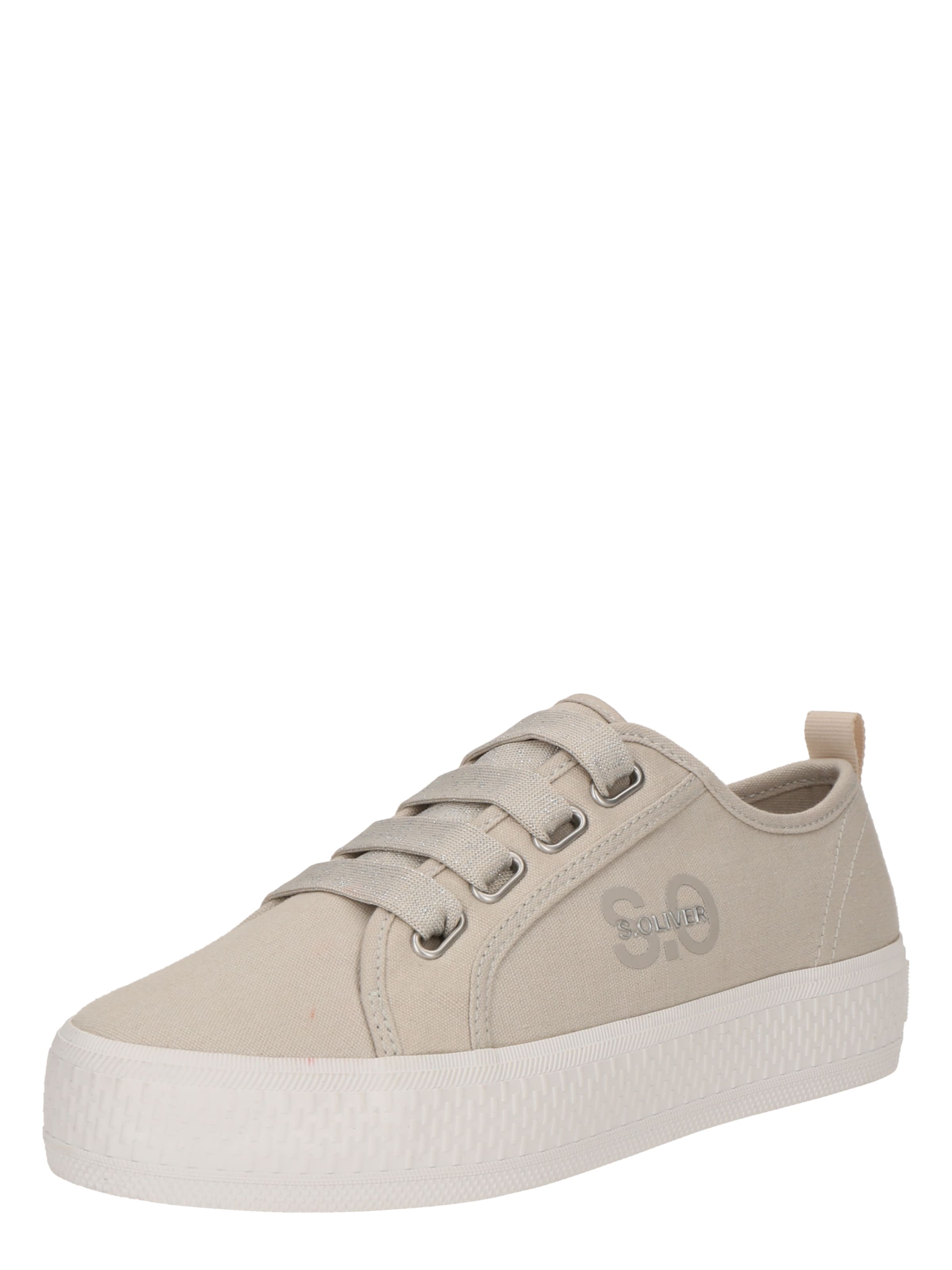 s.Oliver Ниски маратонки в бежово: отпред