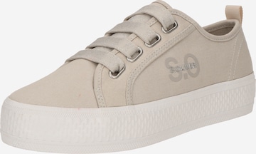 s.Oliver Sneaker in Beige: Vorderseite