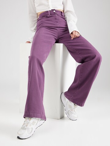 BOSS Wide leg Jeans 'C_TMarlene-D' in Purple