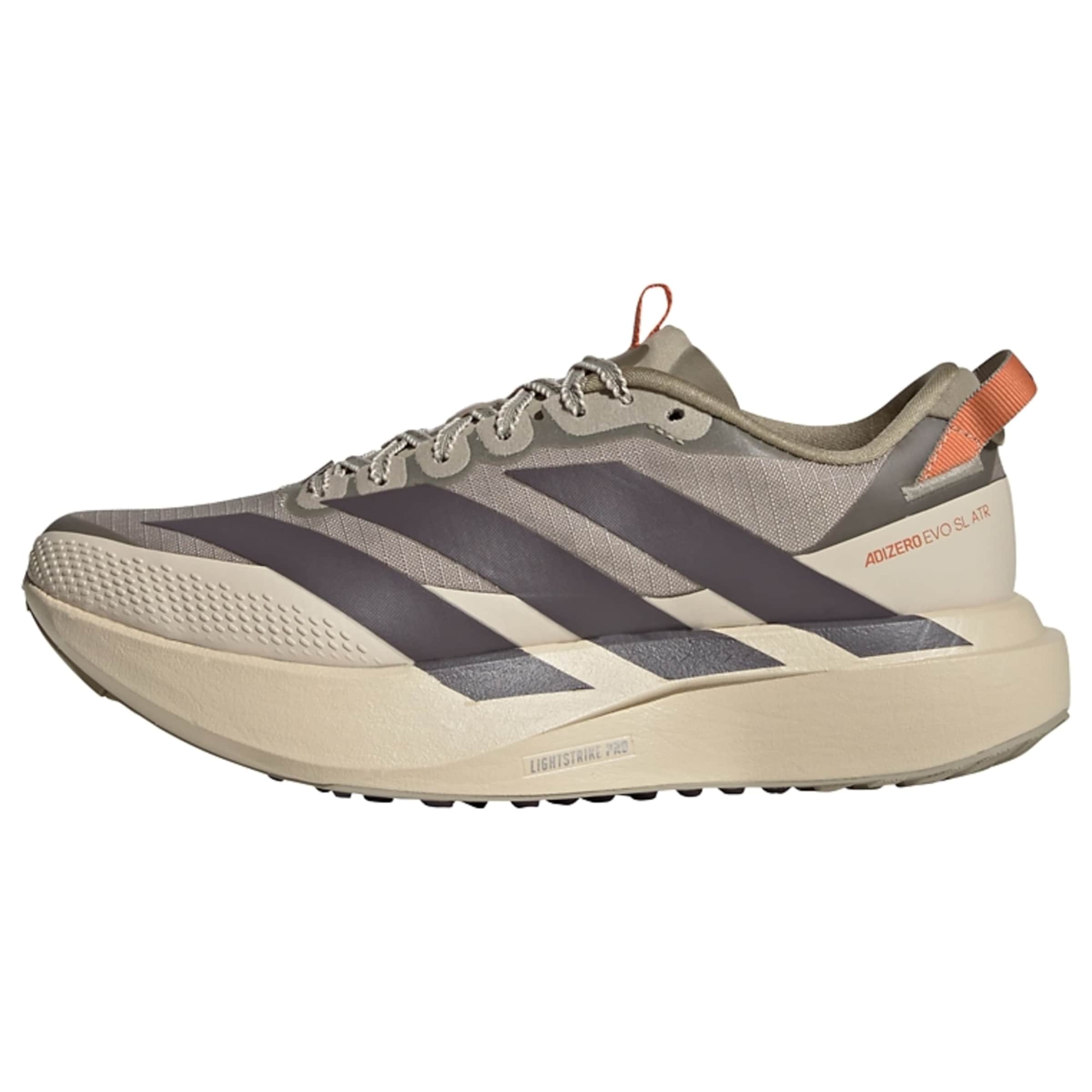Chaussure de course 'Adizero Evo Sl' ADIDAS PERFORMANCE en marron : devant