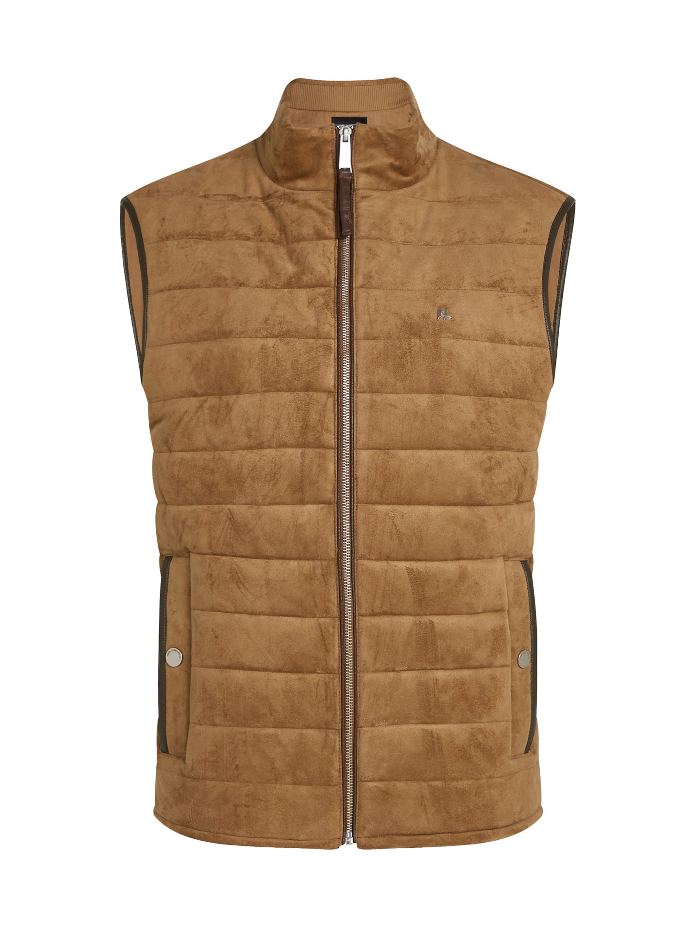 Gilet di Karl Lagerfeld in marrone: frontale