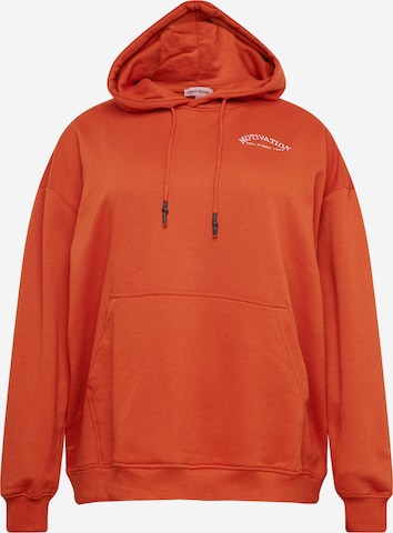 Public Desire Curve Sweatshirt in Oranje: voorkant