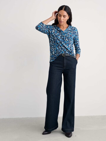 T-shirt Seasalt Cornwall en bleu : devant