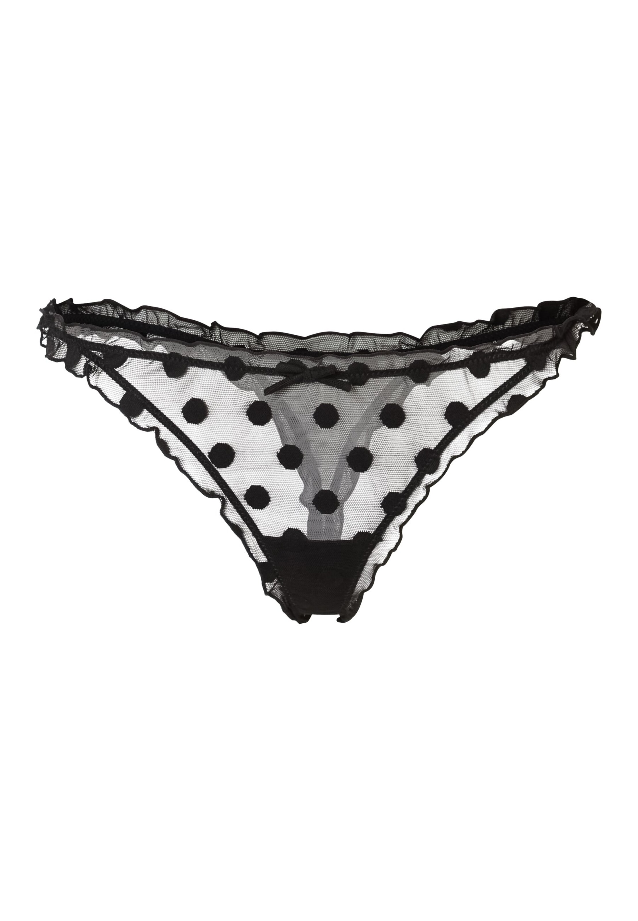 LOVE Stories - Tanga 'Lana' em preto: frente