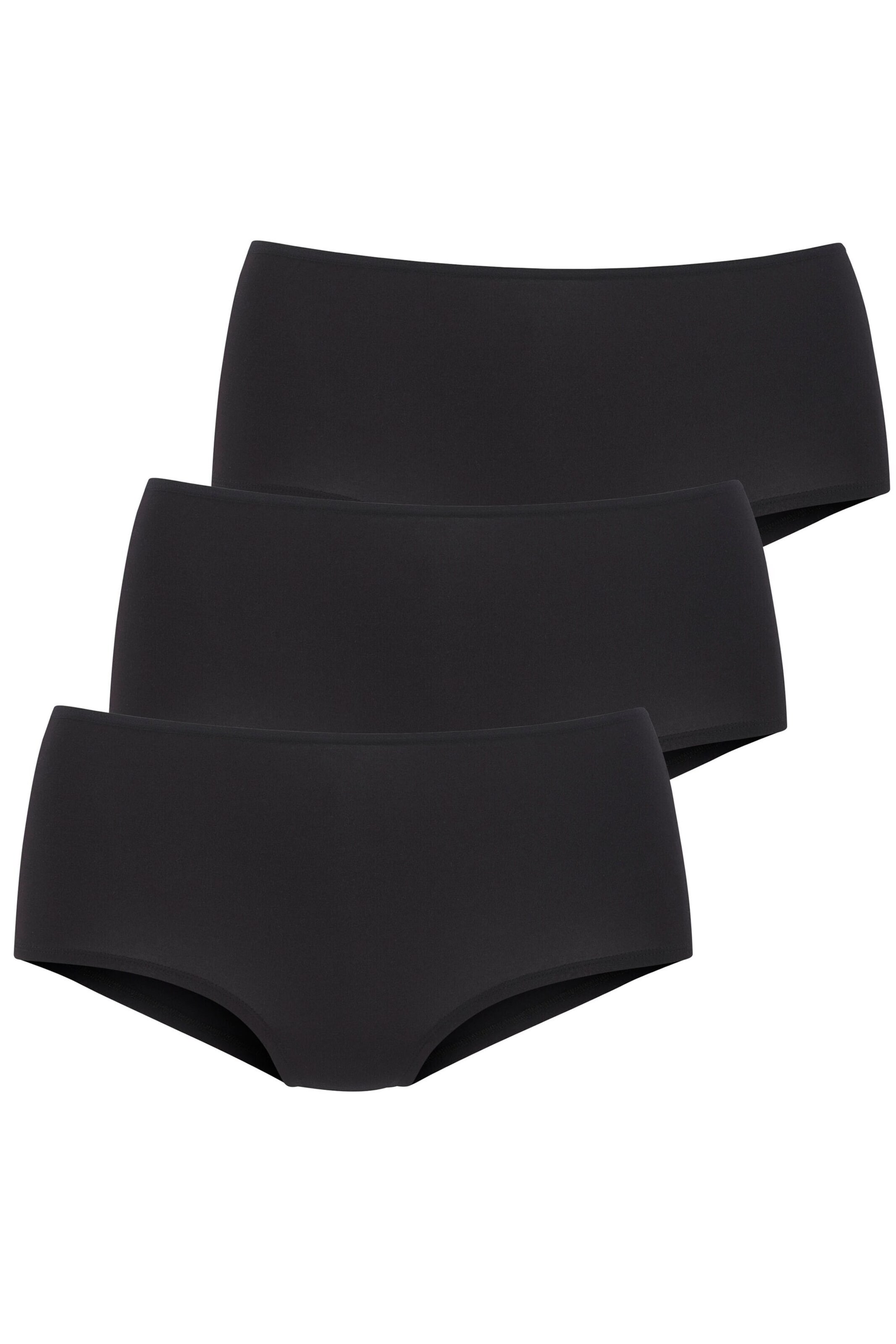 LASCANA Boyshorts in Black: front