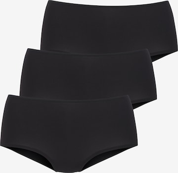 LASCANA Boyshorts in Black: front