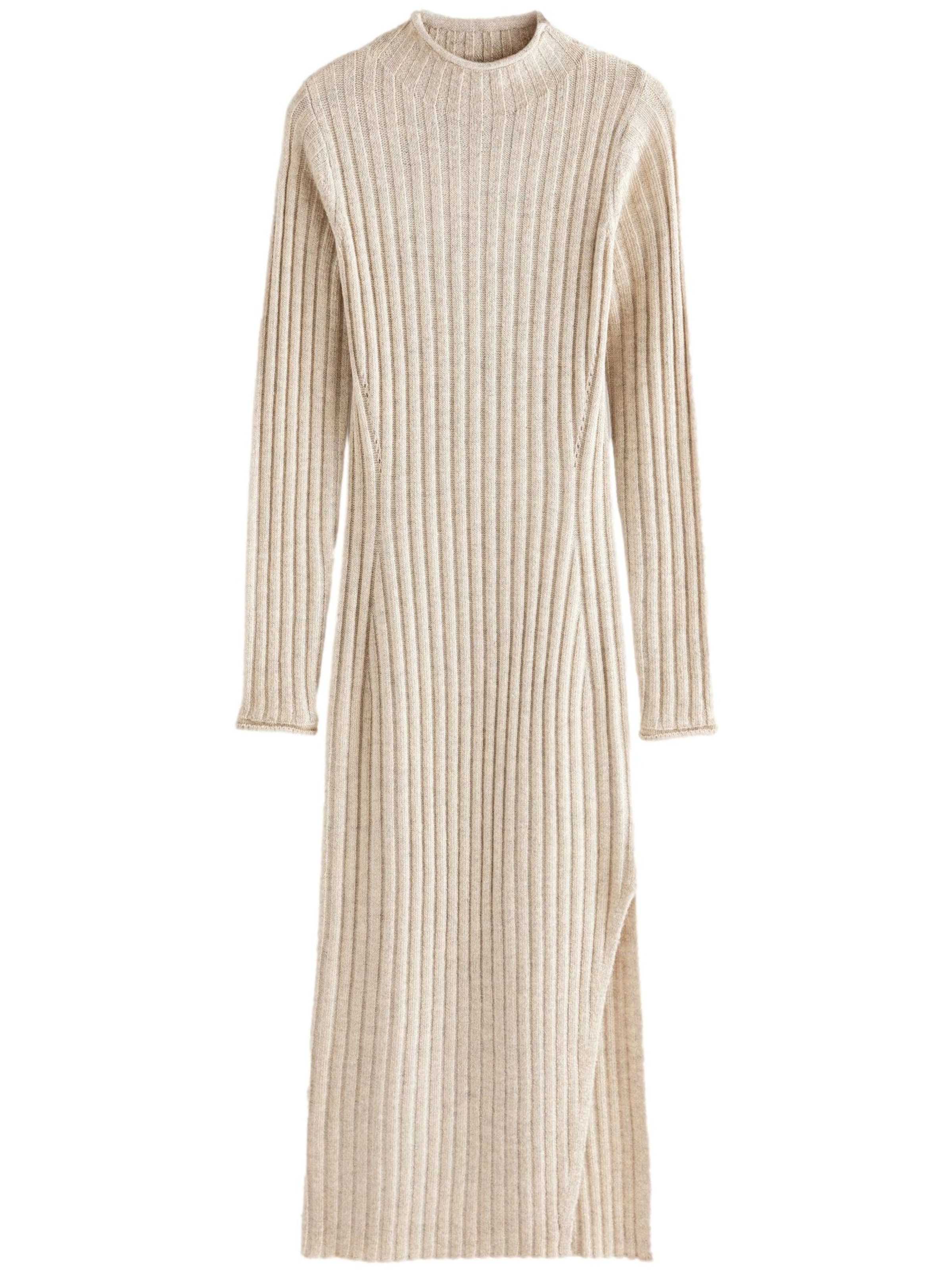 Robes en maille Next en beige : devant