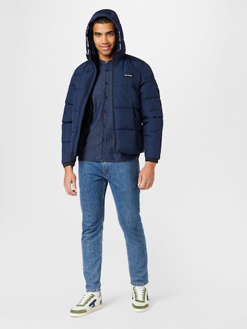 HOLLISTER - Chaqueta de invierno en azul