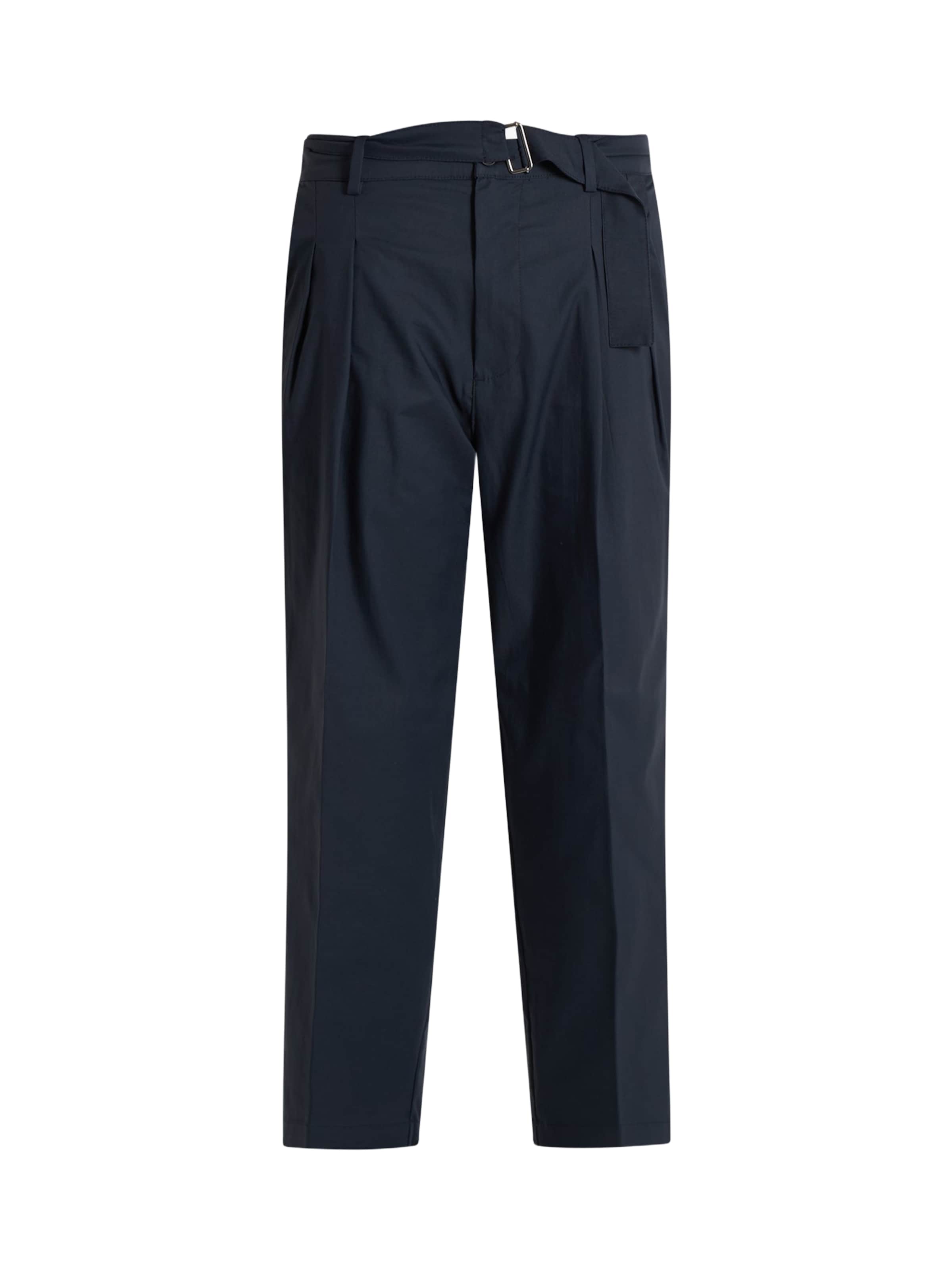 Regular Pantalon à pince Yes London en bleu : devant