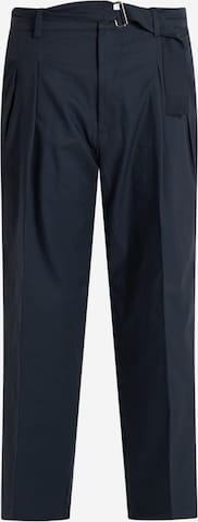 Pantalon à pince Yes London en bleu : devant