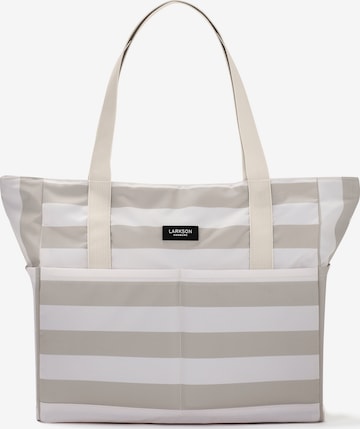 LARKSON Rantakassi 'Linn' värissä beige: etupuoli