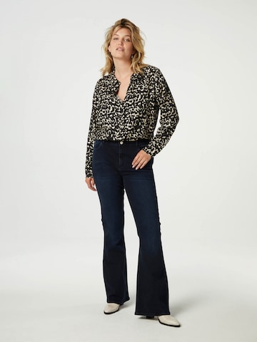 Fabienne Chapot Flared Jeans 'Eva' in Blauw