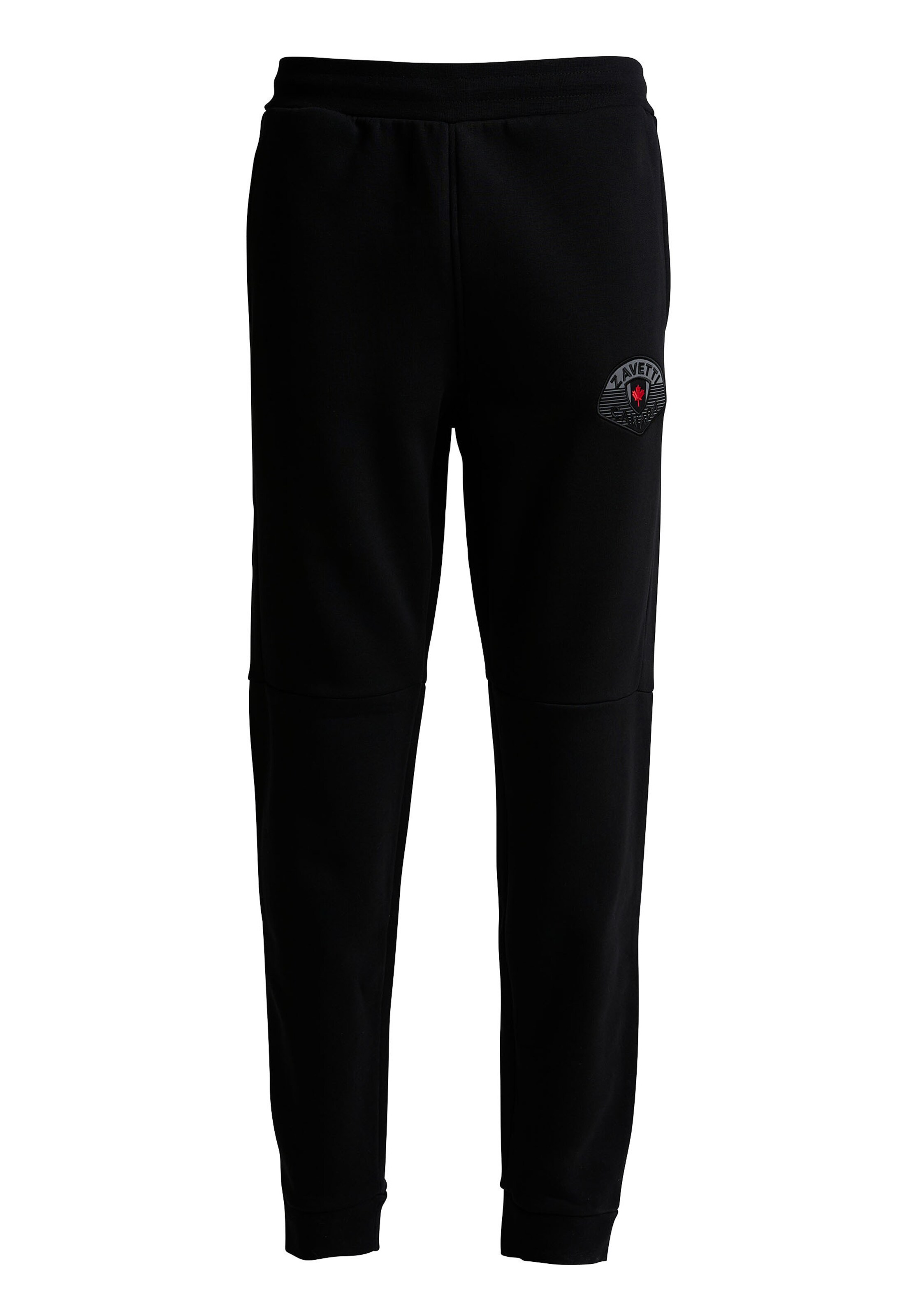 Loosefit Pantaloni 'Botticini Compatto' di Zavetti Canada in nero: frontale